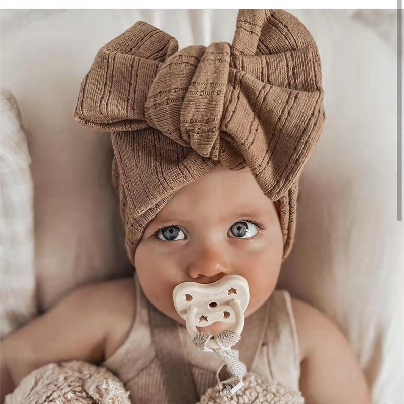 Baby Gear - Opaska niemowlęca nakrycie głowy noworodek dziewczynka