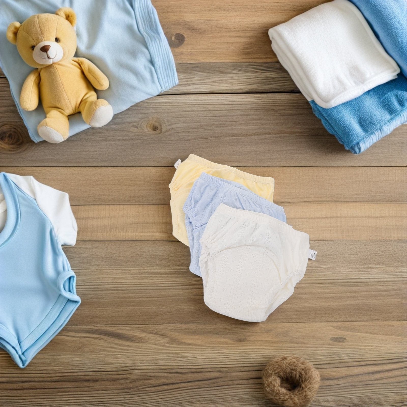 Toddler Training Pants Leak Proof - 3 sztuki – bawełniane, oddychające, nieprzepuszczające,