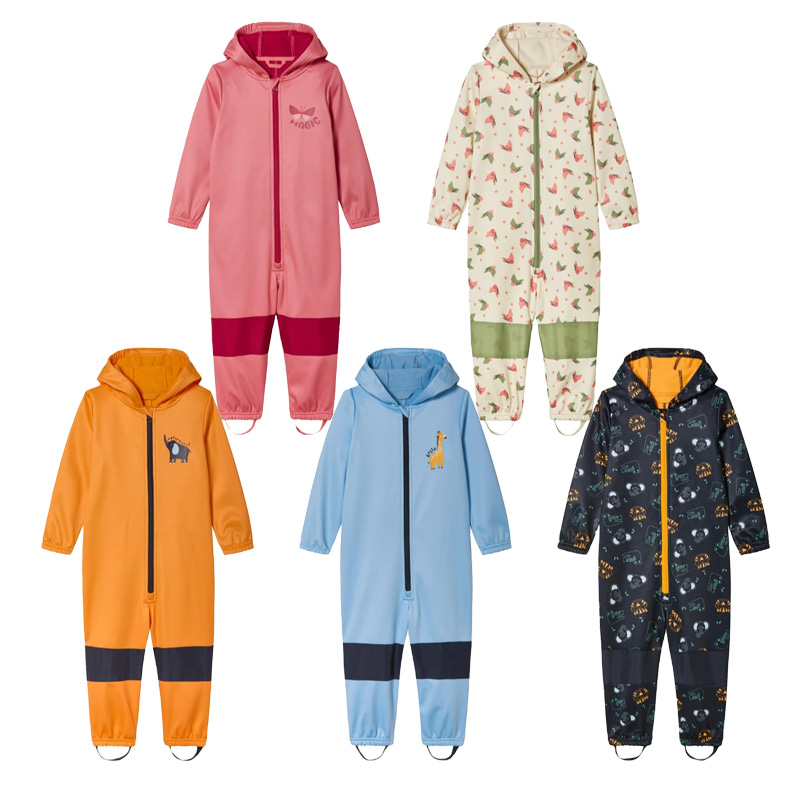 Cotton Baby Onesies Zipper - Dziecięce kombinezony outdoorowe z miękkiej tkaniny